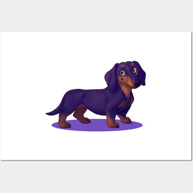 Dachshund Wall Art by PaulaBS